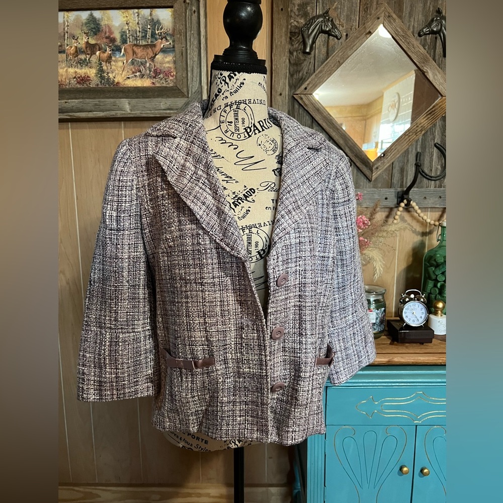 Uniform By John Paul Richard tweed jacket NWT